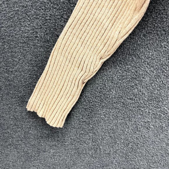 KIRUNDO Sweater Womens Small Cream Long Sleeves Casual Cold Shoulder - Picture 5 of 13